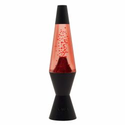 LAVA LAMP - MINI LAMPE ROUGE VOLCAN AVEC BASE NOIRE 10